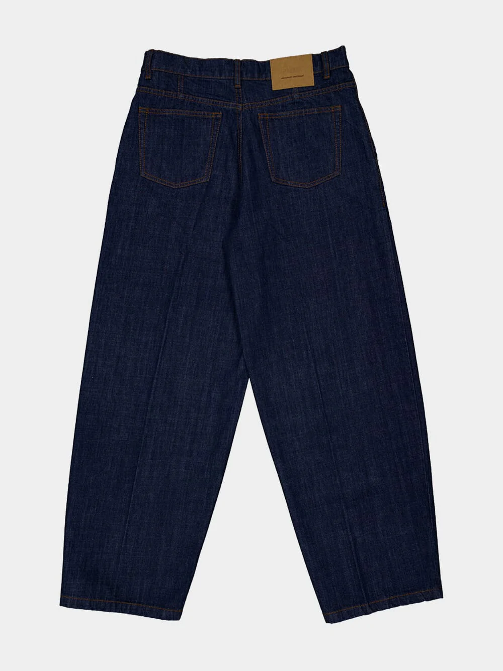 Blue Cotton Balloon Fit Jeans - Image 7