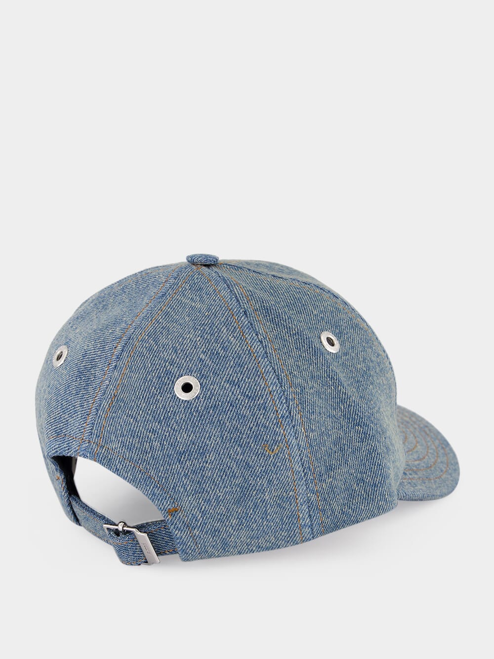 Blue Denim Ami De Coeur Embroidery Cap - Image 4