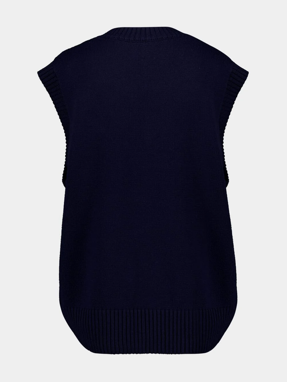 Blue Sleeveless Ami De Coeur Sweater - Image 4
