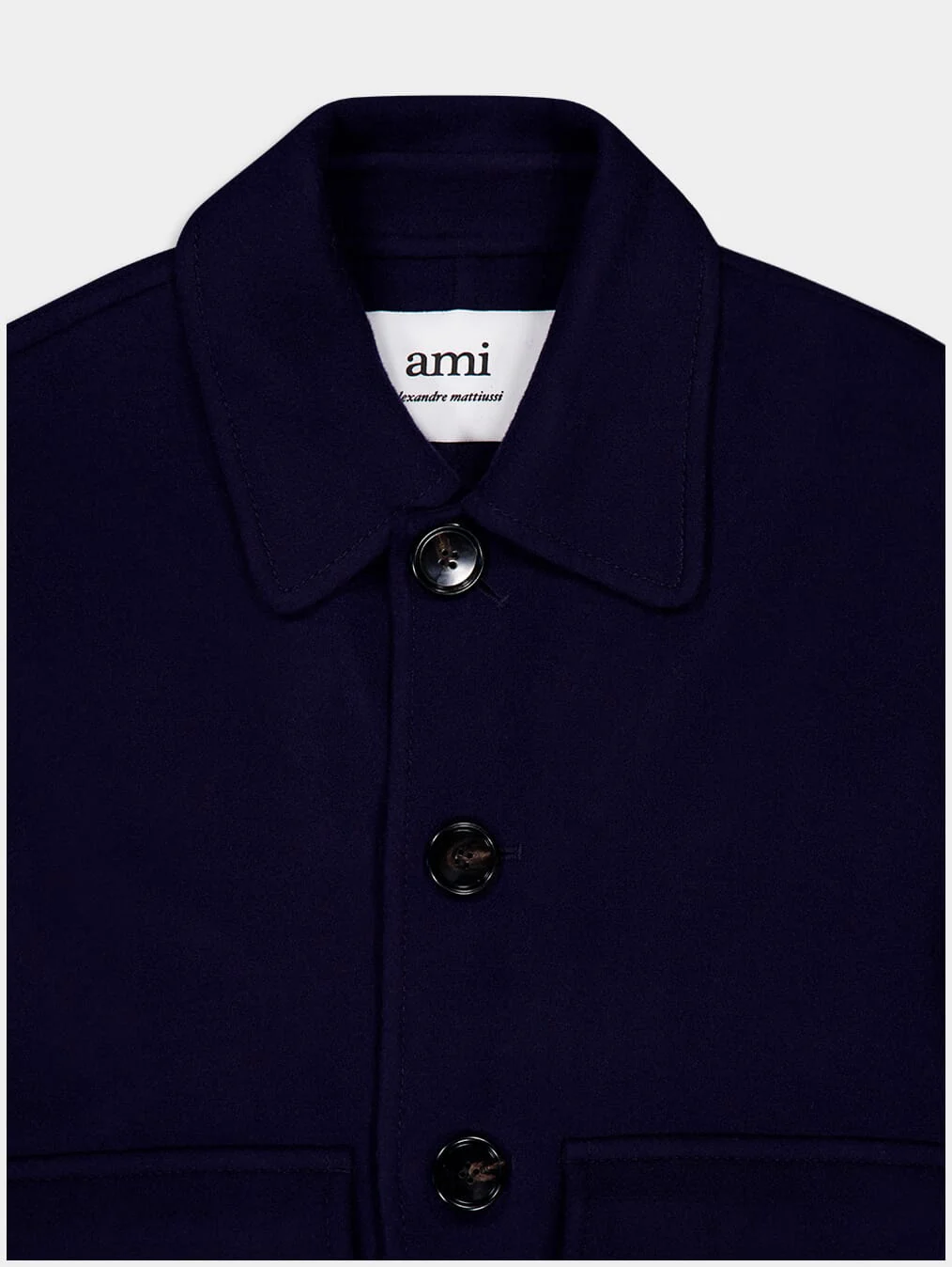 Boxy Fit Wool Coat - Image 3