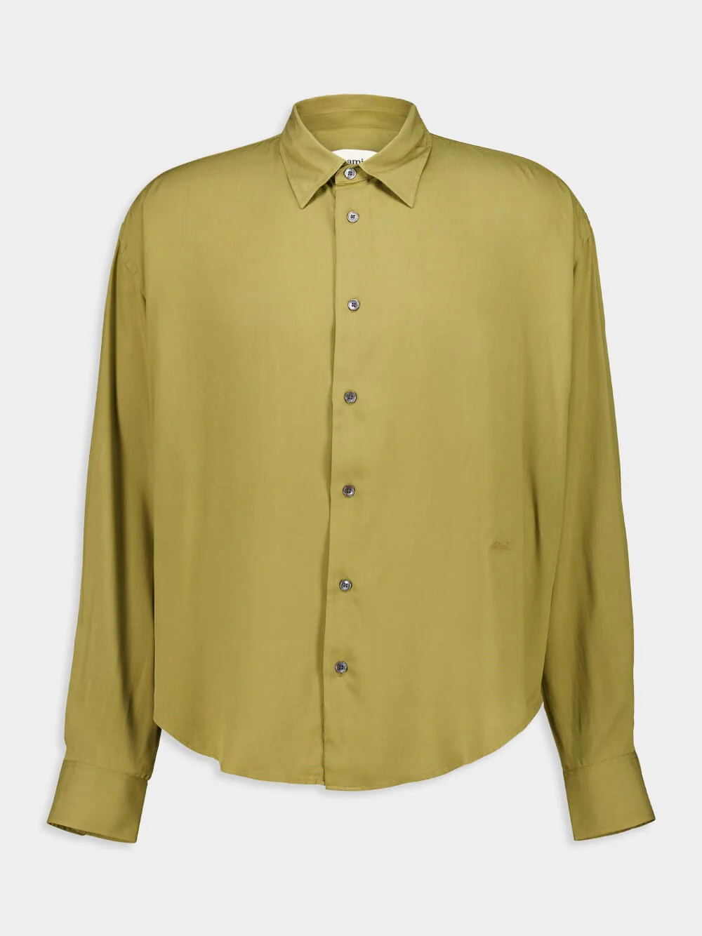 Bronze Cotton Boxy Shirt