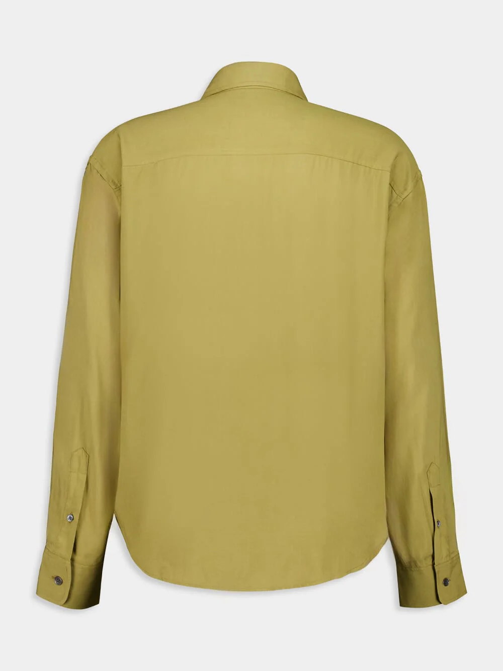 Bronze Cotton Boxy Shirt - Image 2
