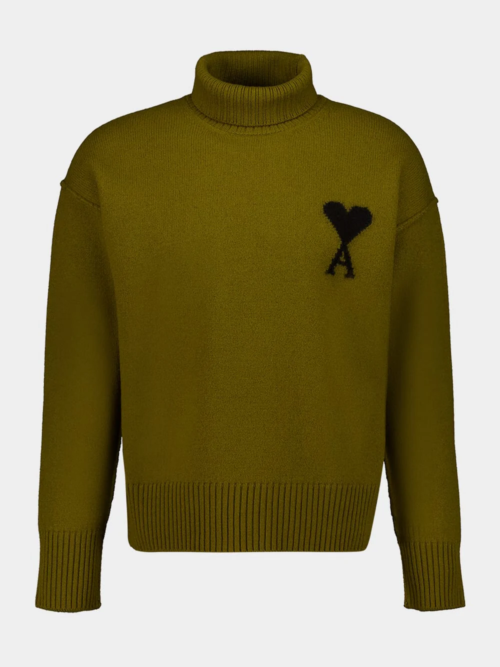 Bronze Wool Ami de Coeur Funnel Neck Sweater - Image 2