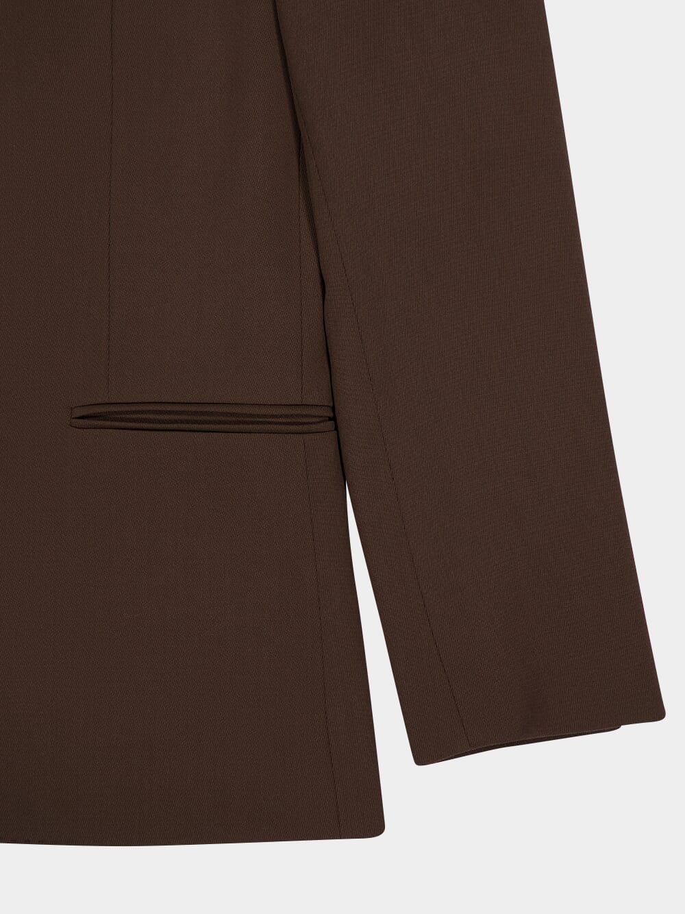 Brown Wool Semi-Lined Jacket - Image 4