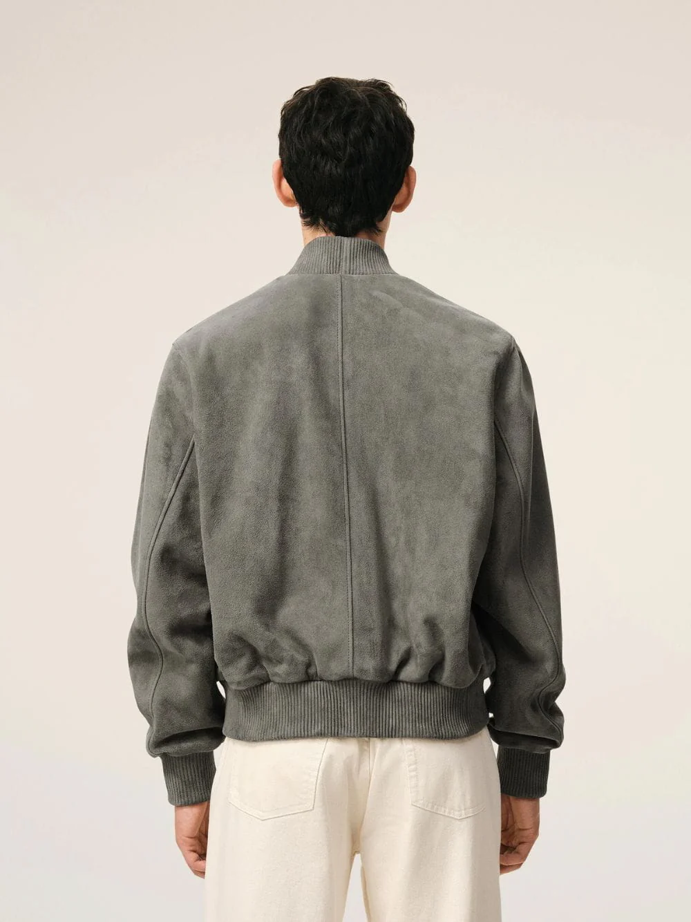 Carbon Goat Leather Ami de Coeur Zipped Jacket - Image 3