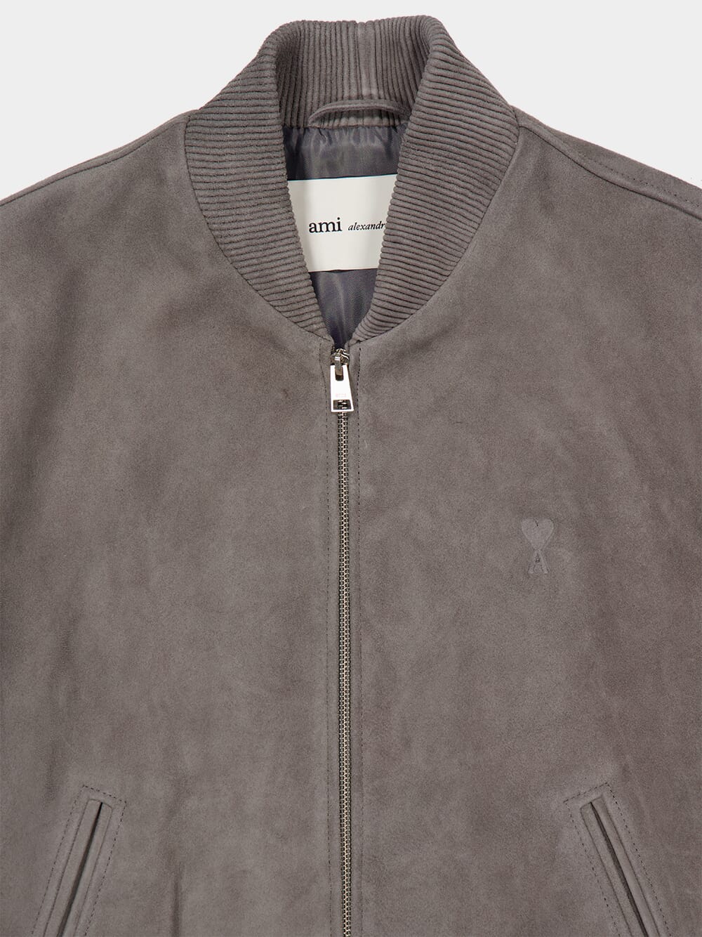 Carbon Goat Leather Ami de Coeur Zipped Jacket - Image 6