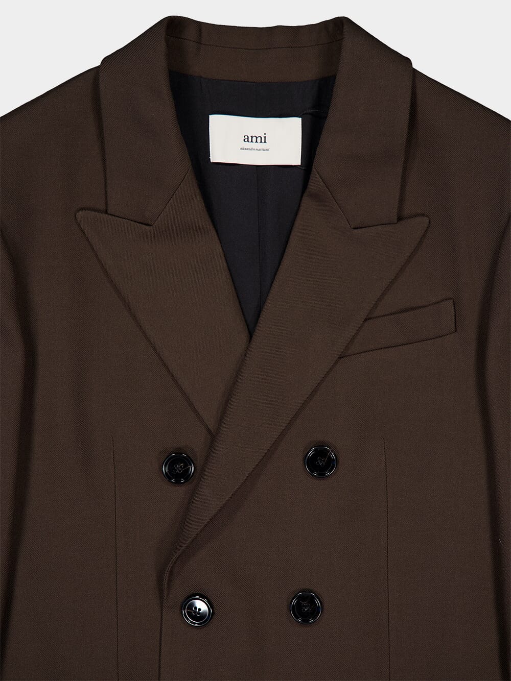 Dark Coffee Double-Breasted Jacket - Image 5
