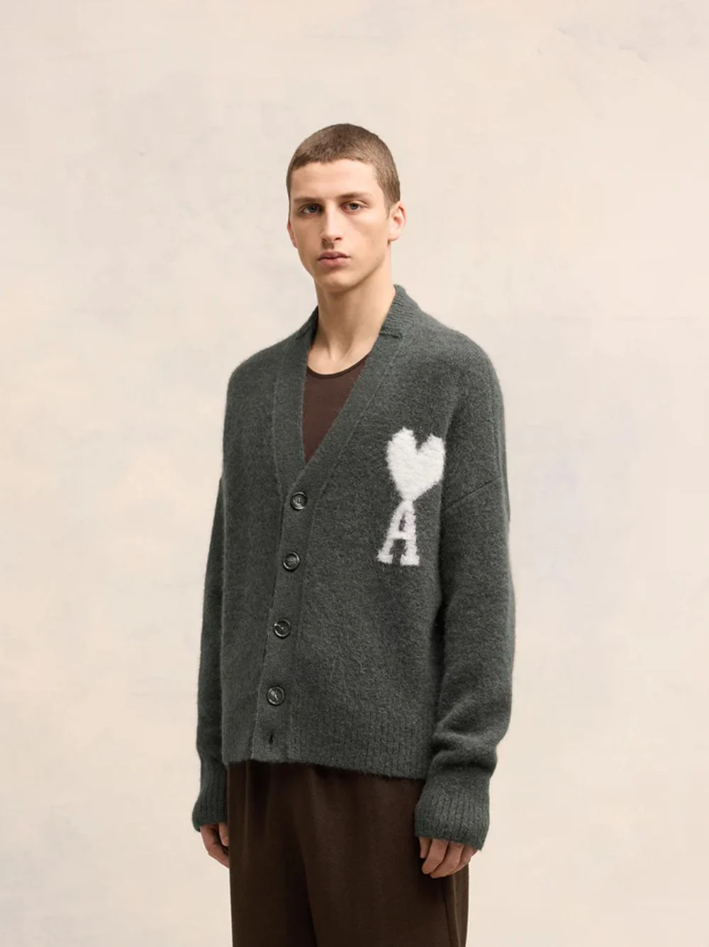 Dark Grey Coeur Cardigan - Image 5