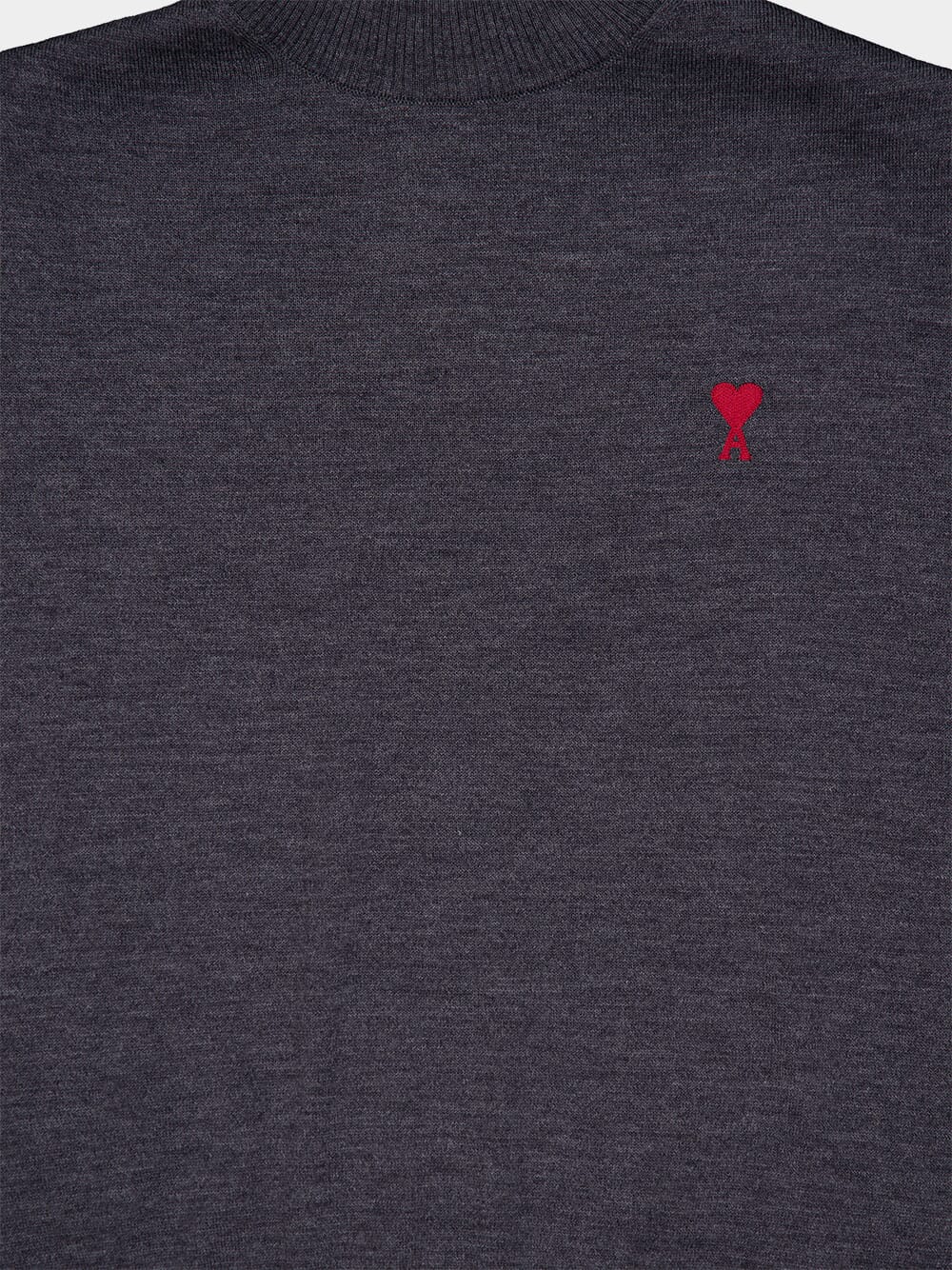 Grey Ami de Coeur-Embroidered Sweater - Image 3