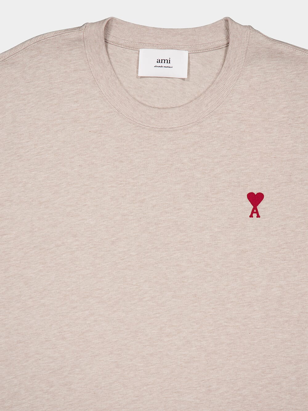 Light Beige Cotton T-Shirt - Image 3