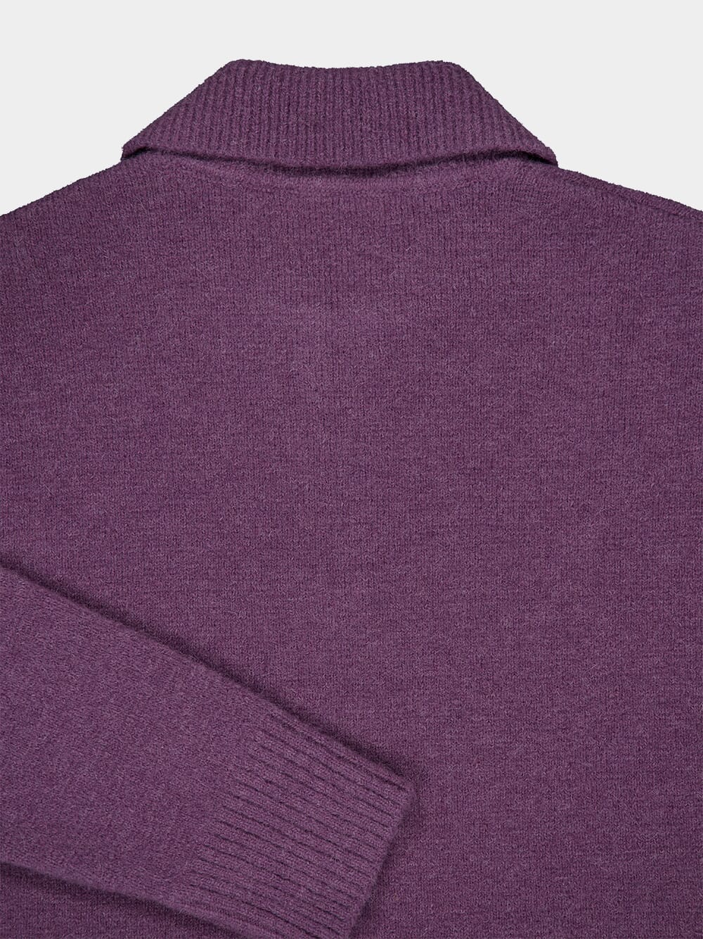 Lilac Alpaca Knit Polo Jumper - Image 4