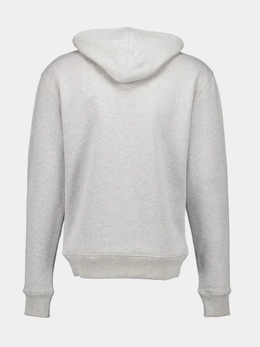 Logo Print Grey Hoodie - Image 3