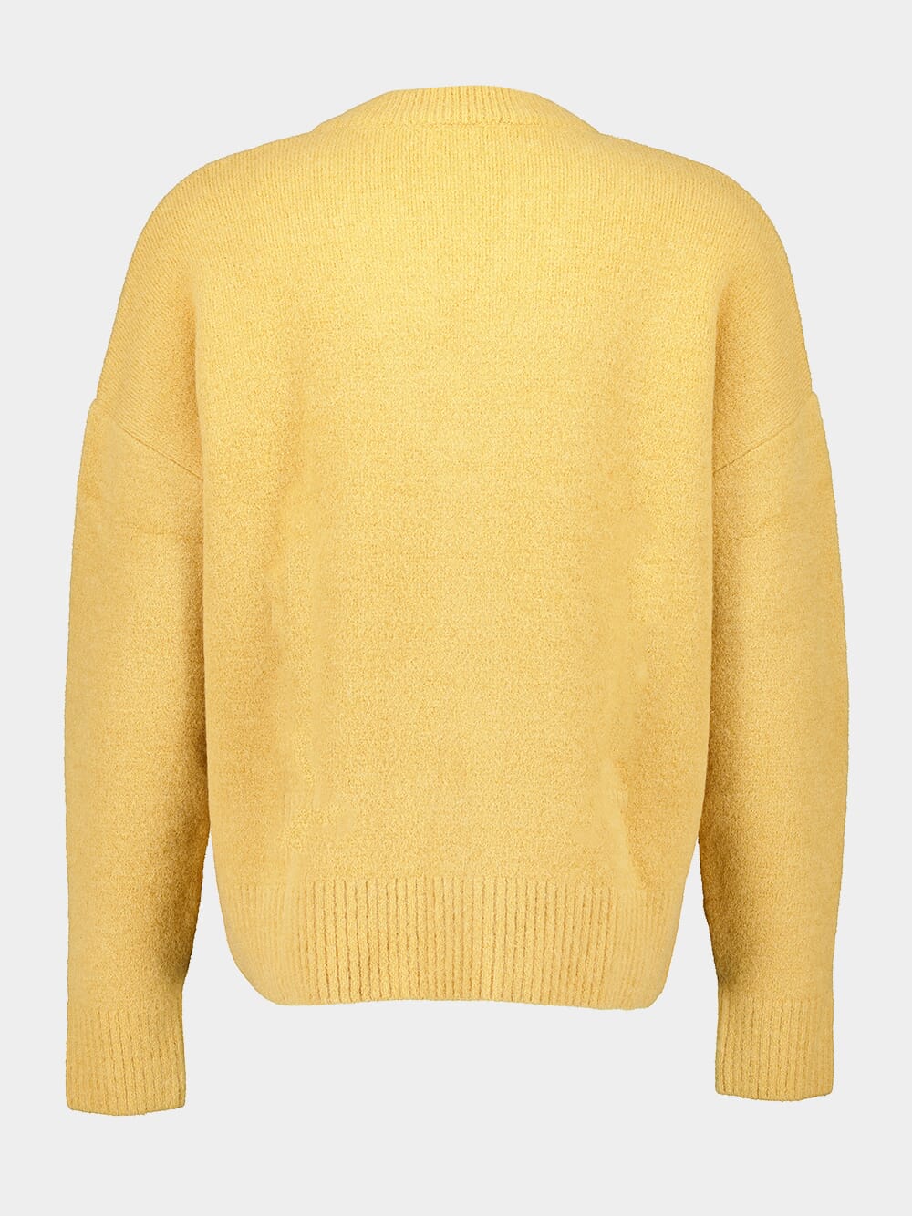 Mustard Alpaca Knit Cardigan - Image 3