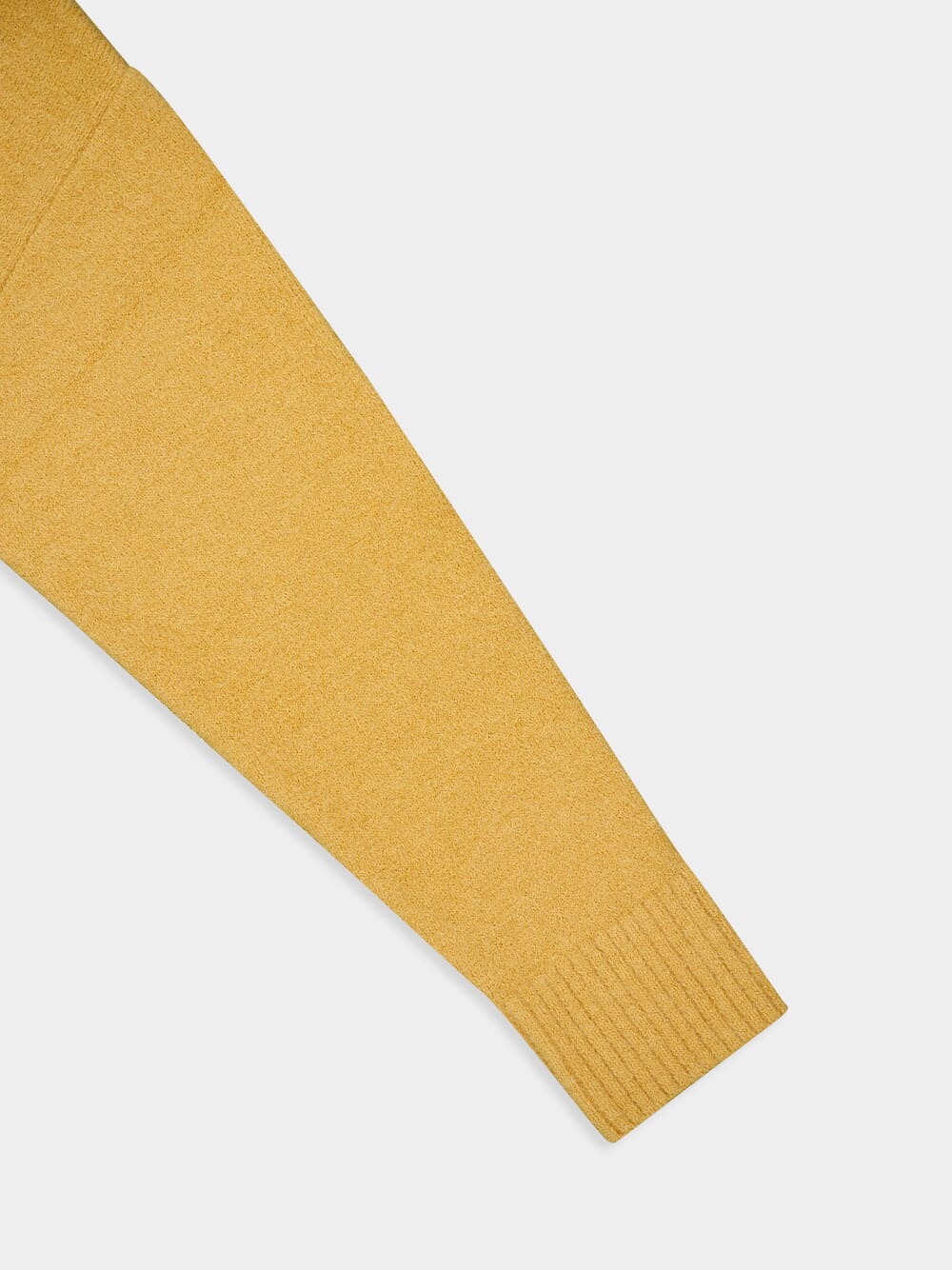 Mustard Alpaca Knit Cardigan - Image 6
