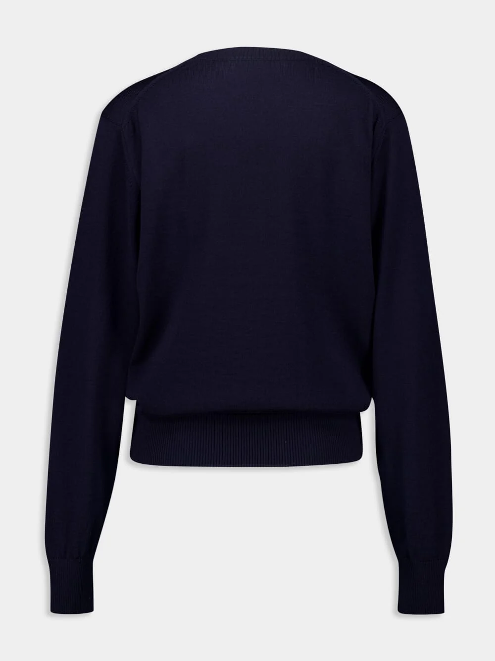 Navy Blue Classic Sweater - Image 2