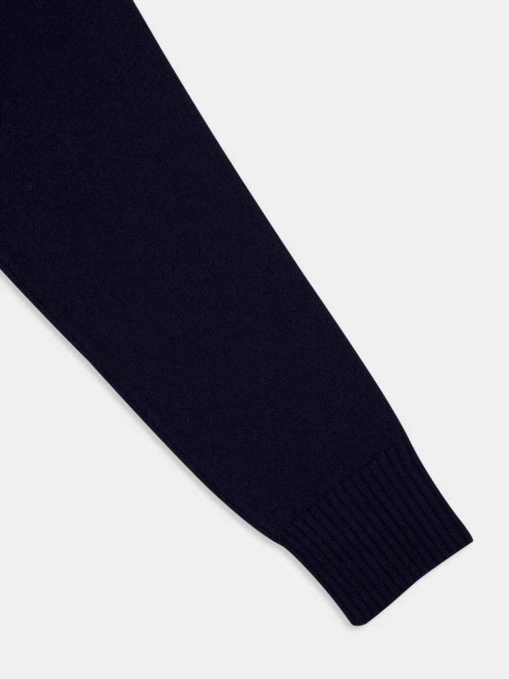 Night Blue Merino Wool Sweater - Image 4