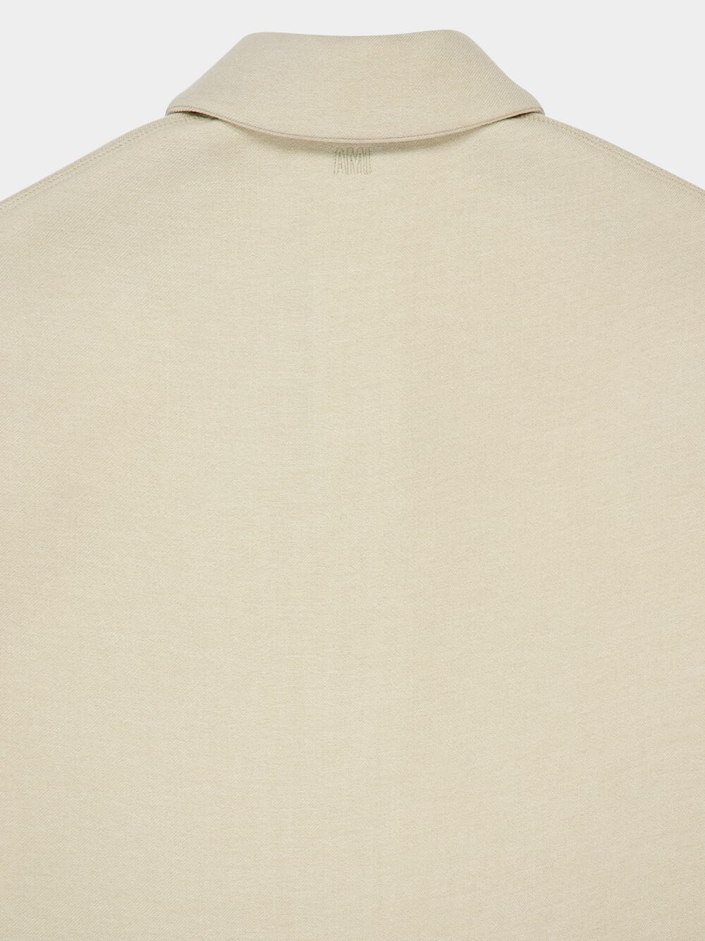 Sand Ami Cropped Wool-Viscose Polo - Image 6