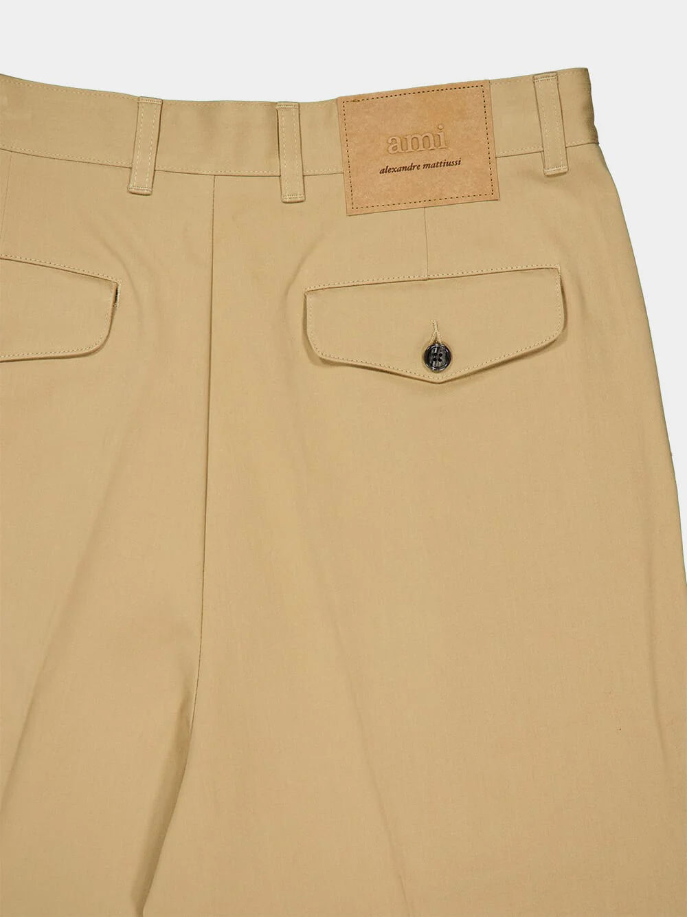 Sand Carrot Fit Cotton Trousers - Image 6