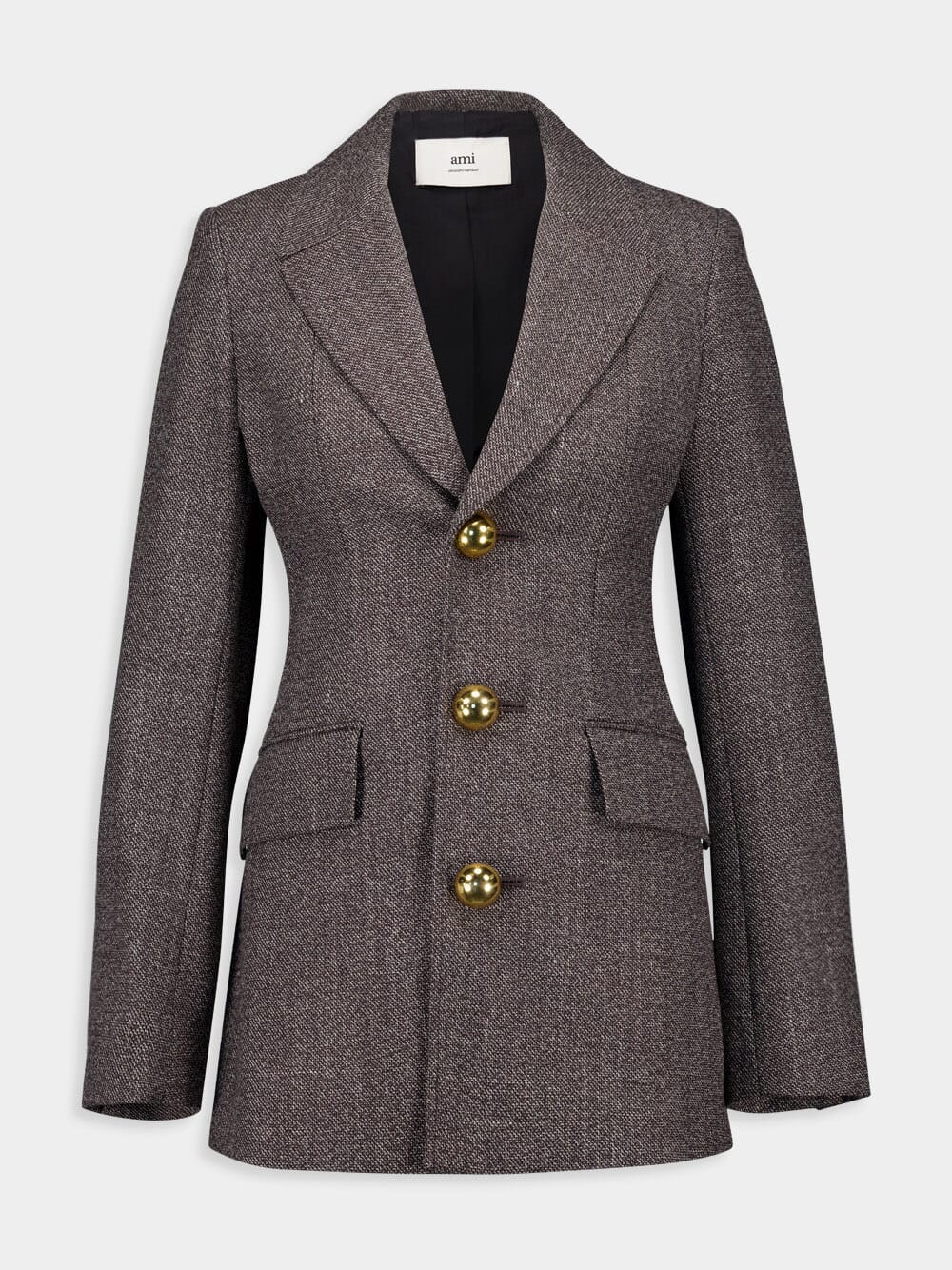 Three Buttons Wool Blazer
