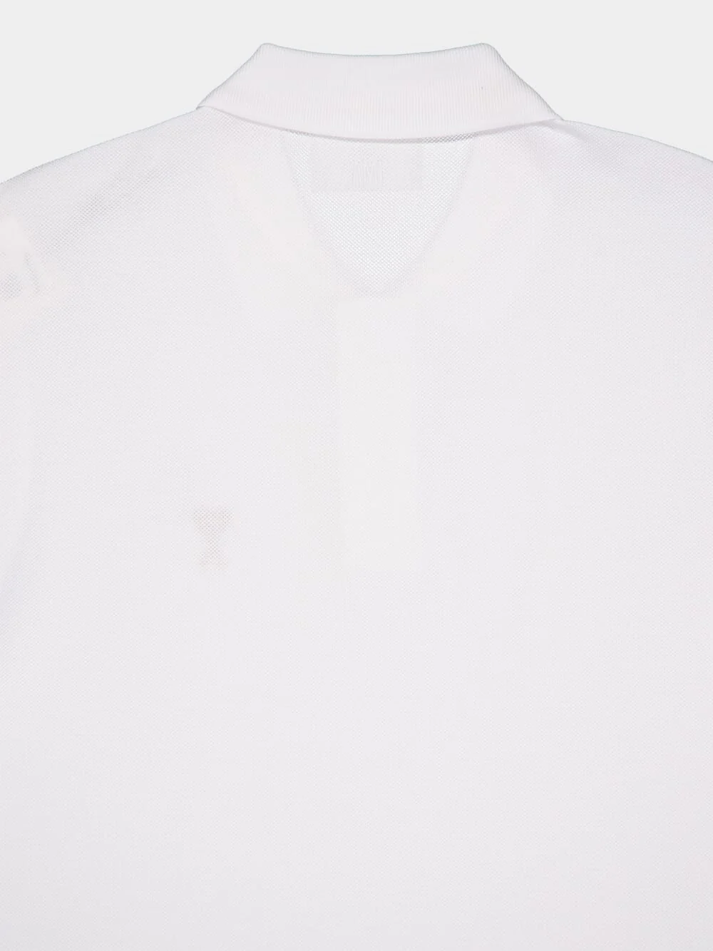 White Cotton Polo Shirt - Image 4