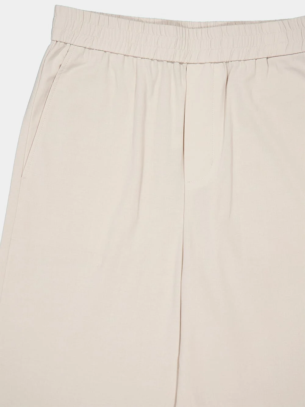 Wide Leg Crepe Trousers - Image 3