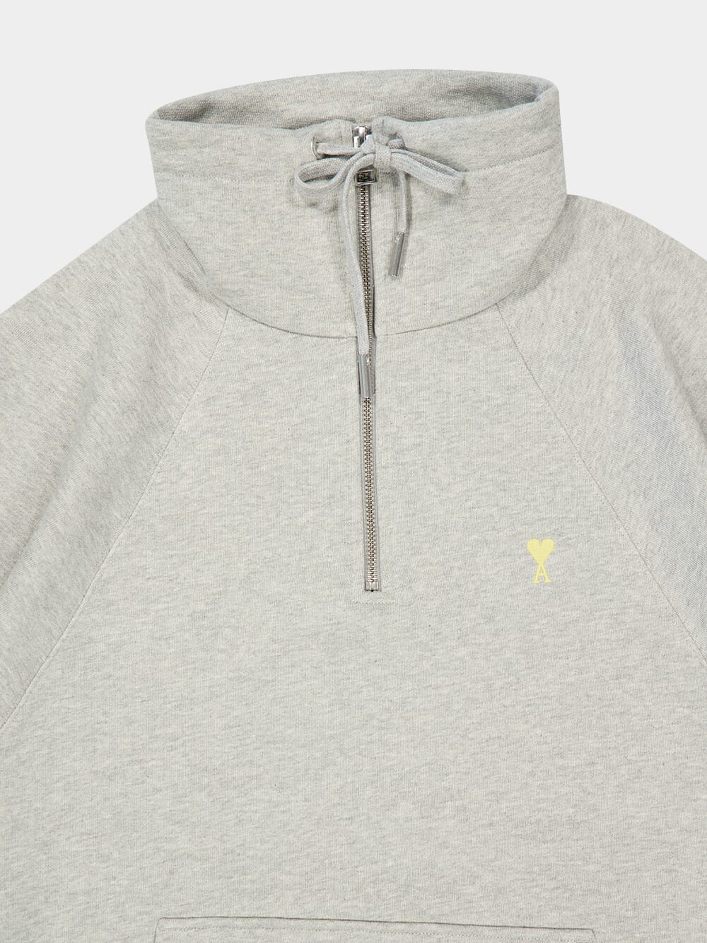 Grey Cotton Ami De Coeur Sweatshirt - Image 6