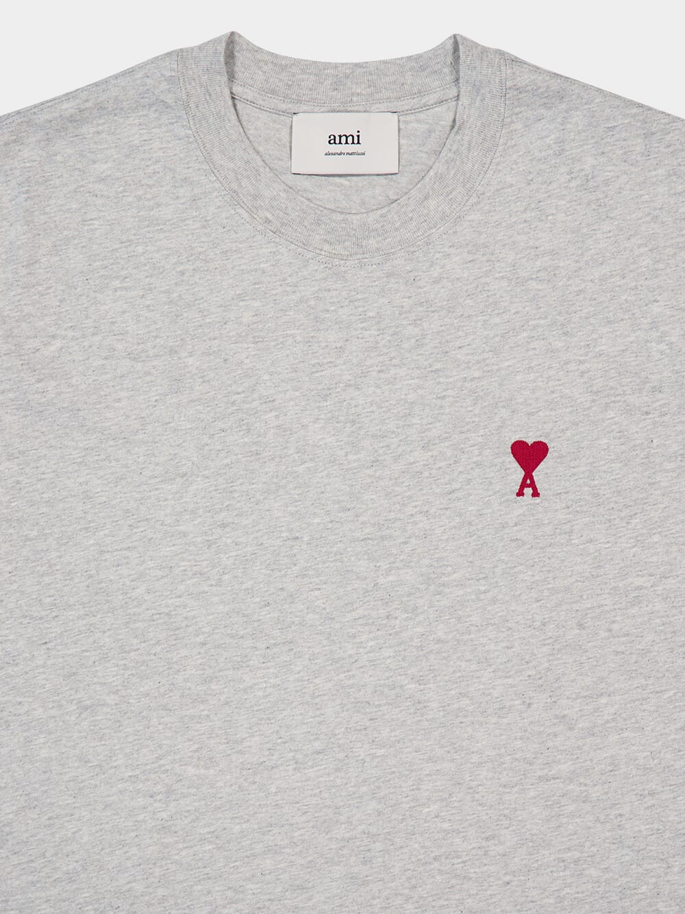 Grey Cotton Embroided T-Shirt - Image 3