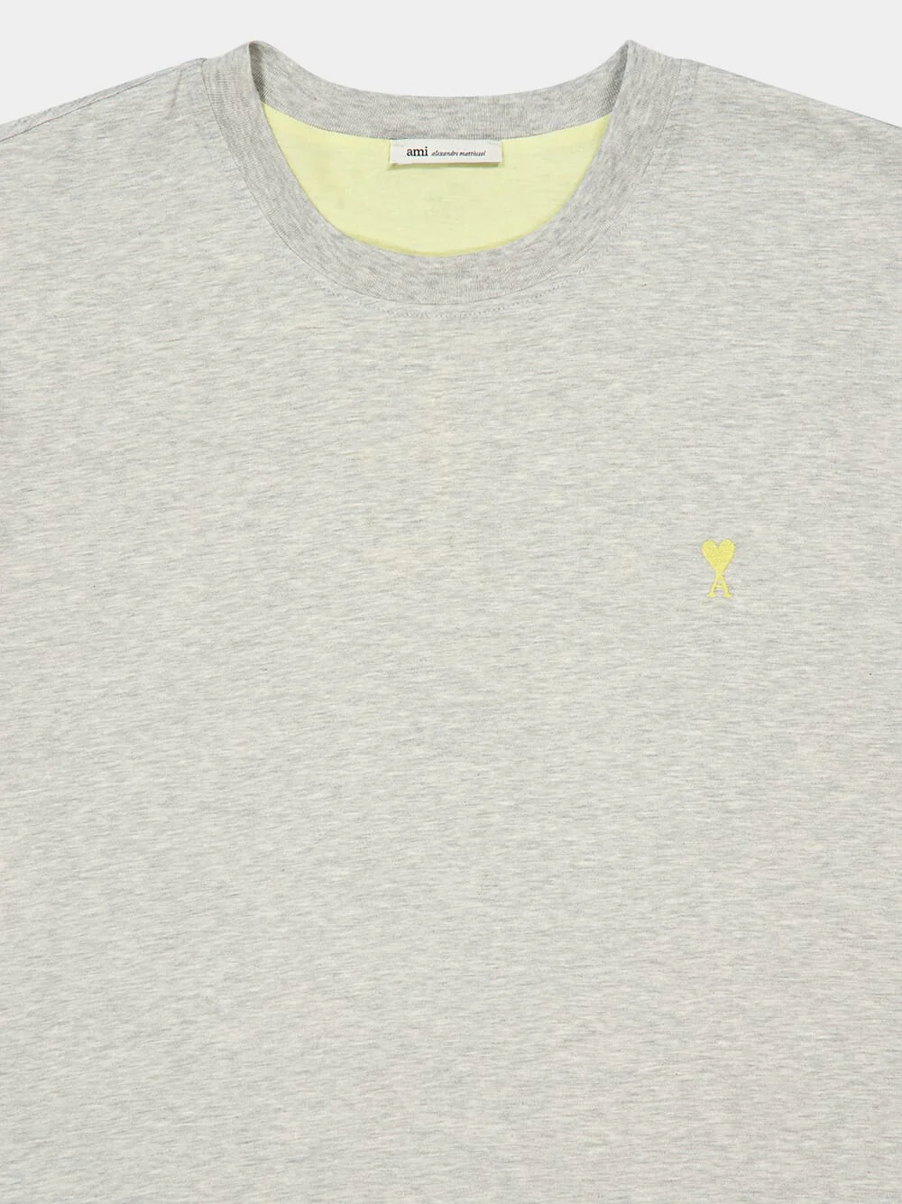 Grey Double-Sleeve Ami De Coeur T-Shirt - Image 6