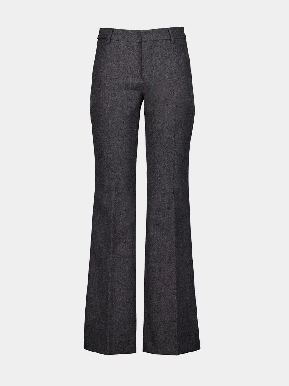 Grey Flared Trousers