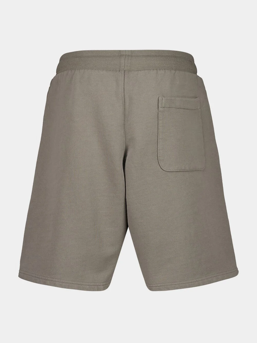 Grey Heavy Loopback Cotton Shorts - Image 2