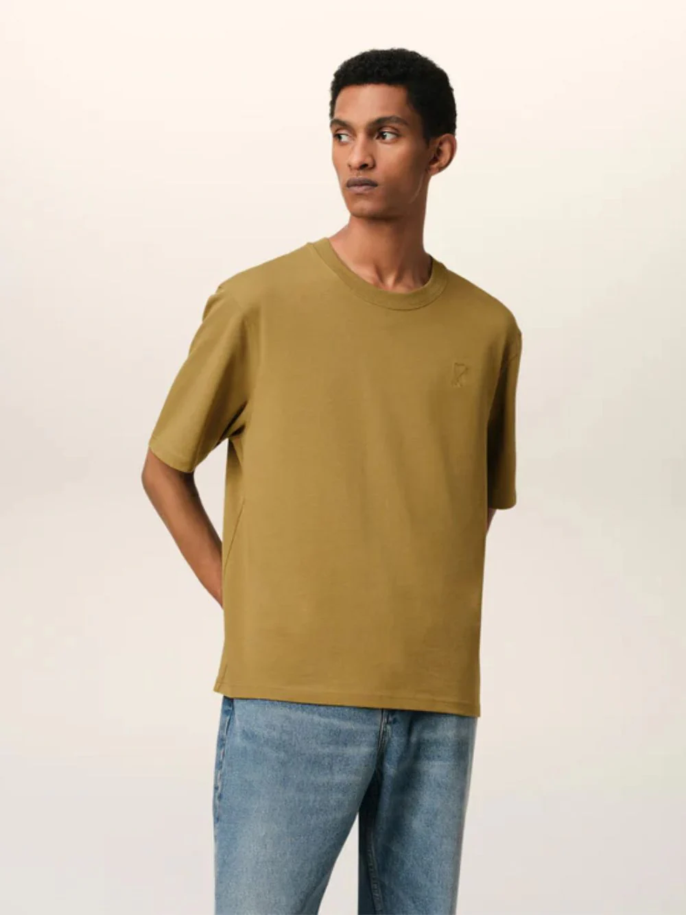 Havana Mustard Cotton T-Shirt - Image 2