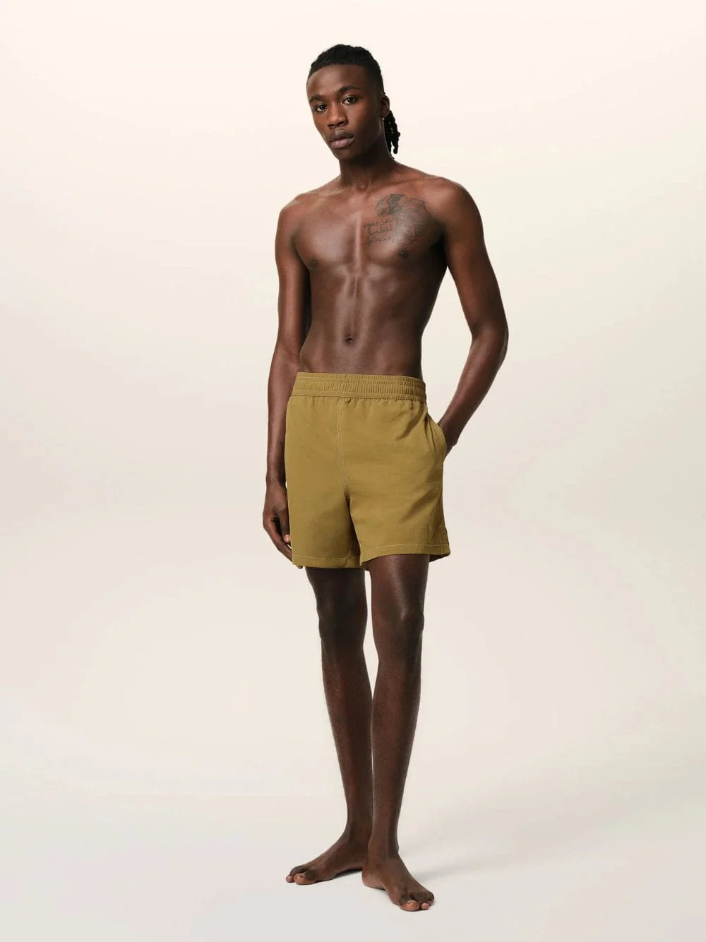 Havana Yellow Technical Beach Shorts - Image 2