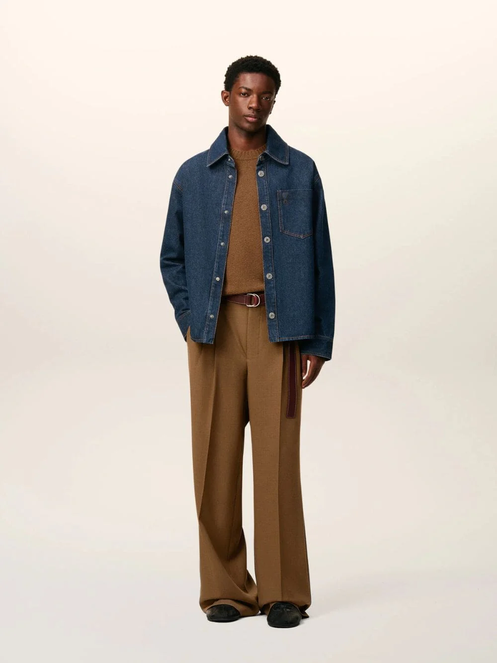 Indigo Blue Ami de Coeur Denim Overshirt - Image 2