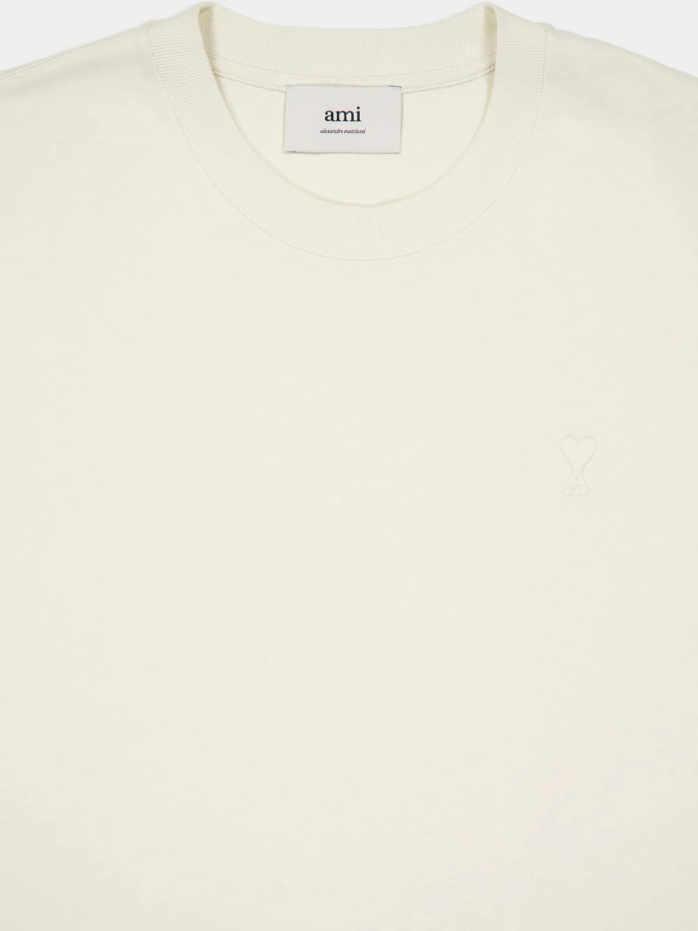 Ivory Cotton Ami De Coeur T-Shirt - Image 3
