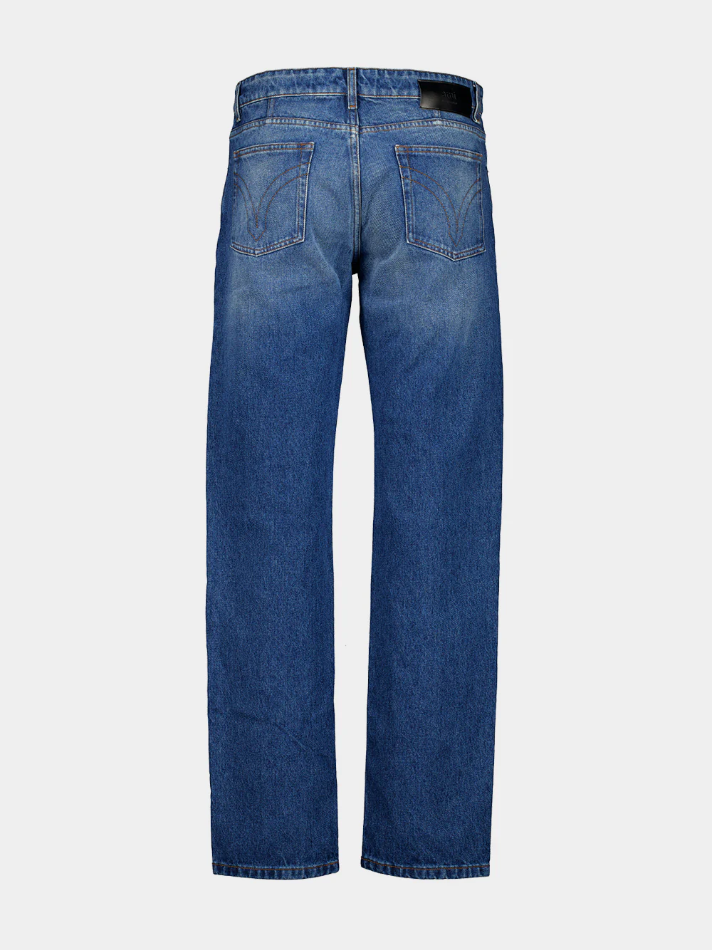 Blue Cotton Large Fit Jeans - Image 2
