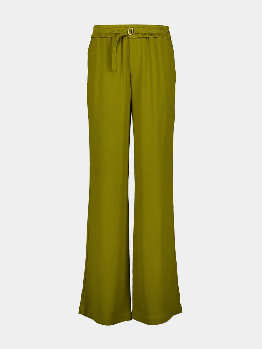 Lichen Khaki Flare Fit Trousers