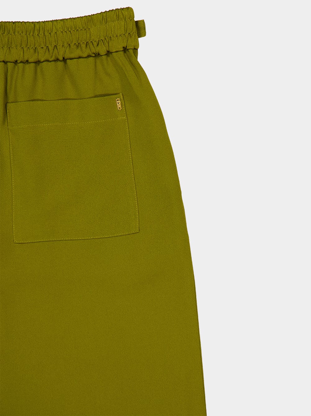 Lichen Khaki Flare Fit Trousers - Image 4