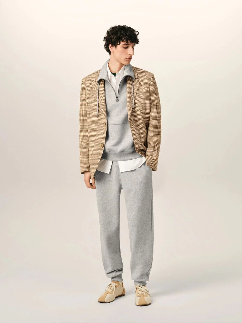 Light Heather Grey Ami Trackpants - Image 2