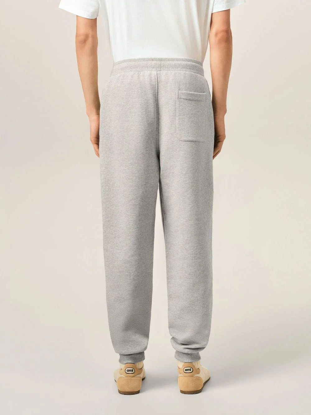 Light Heather Grey Ami Trackpants - Image 4