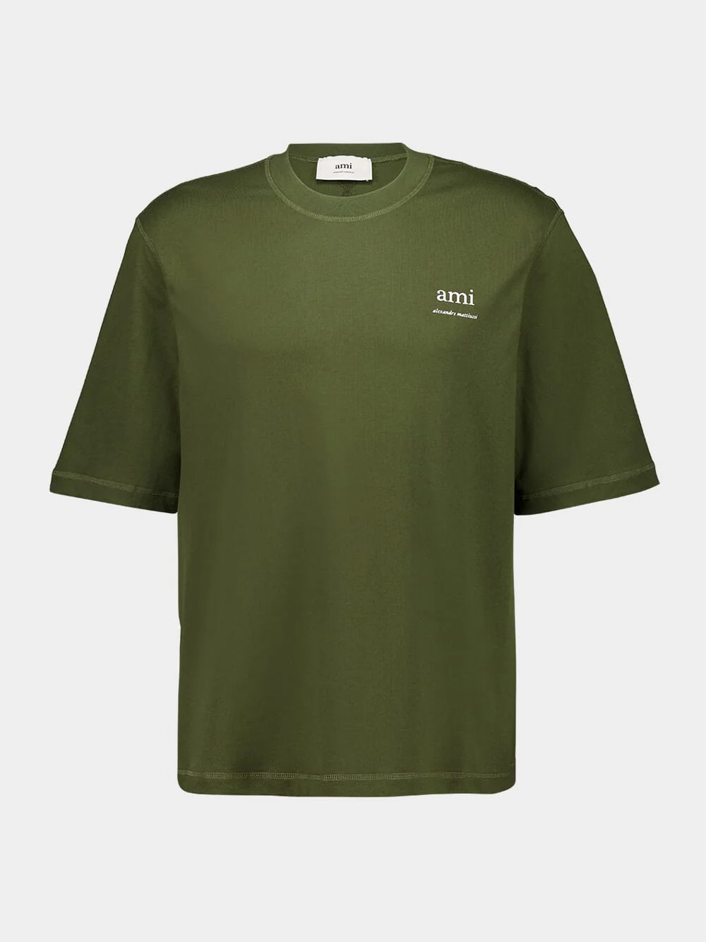 Loden Green Oversized Cotton T-Shirt