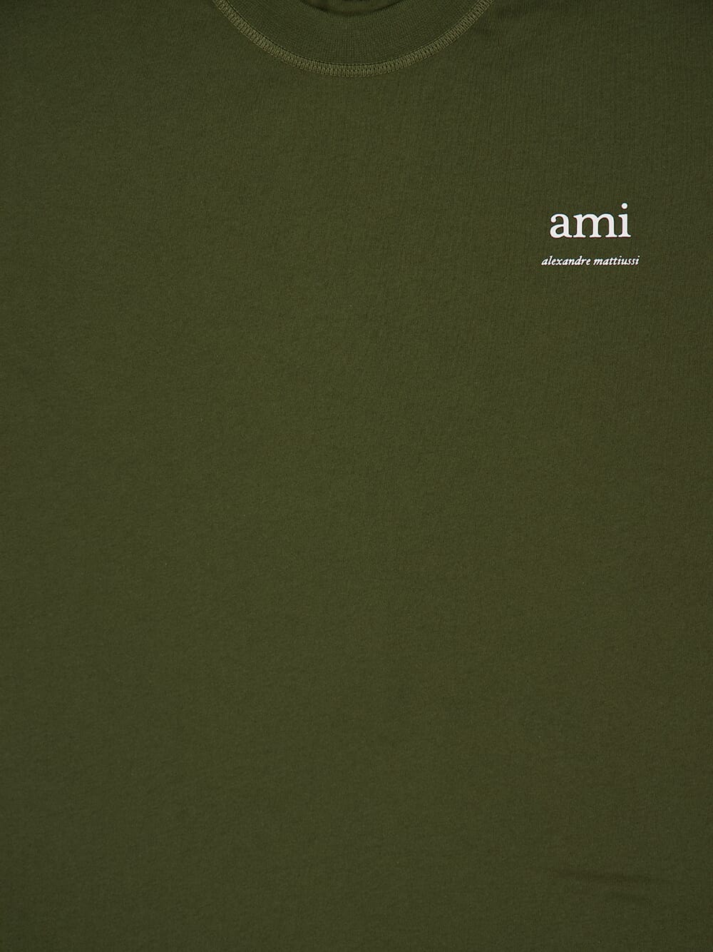 Loden Green Oversized Cotton T-Shirt - Image 11