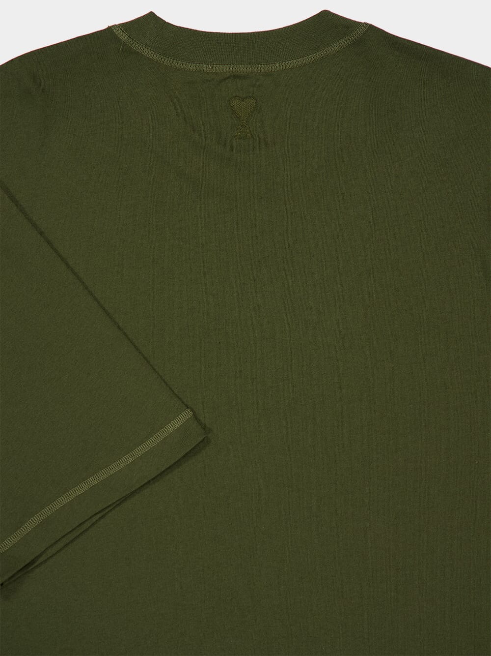 Loden Green Oversized Cotton T-Shirt - Image 6