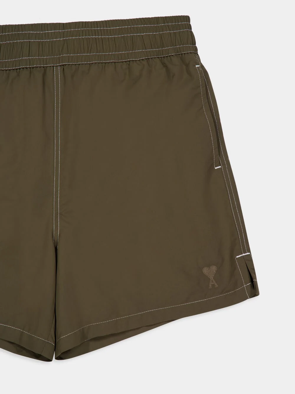 Loden Green Technical Beach Shorts - Image 4