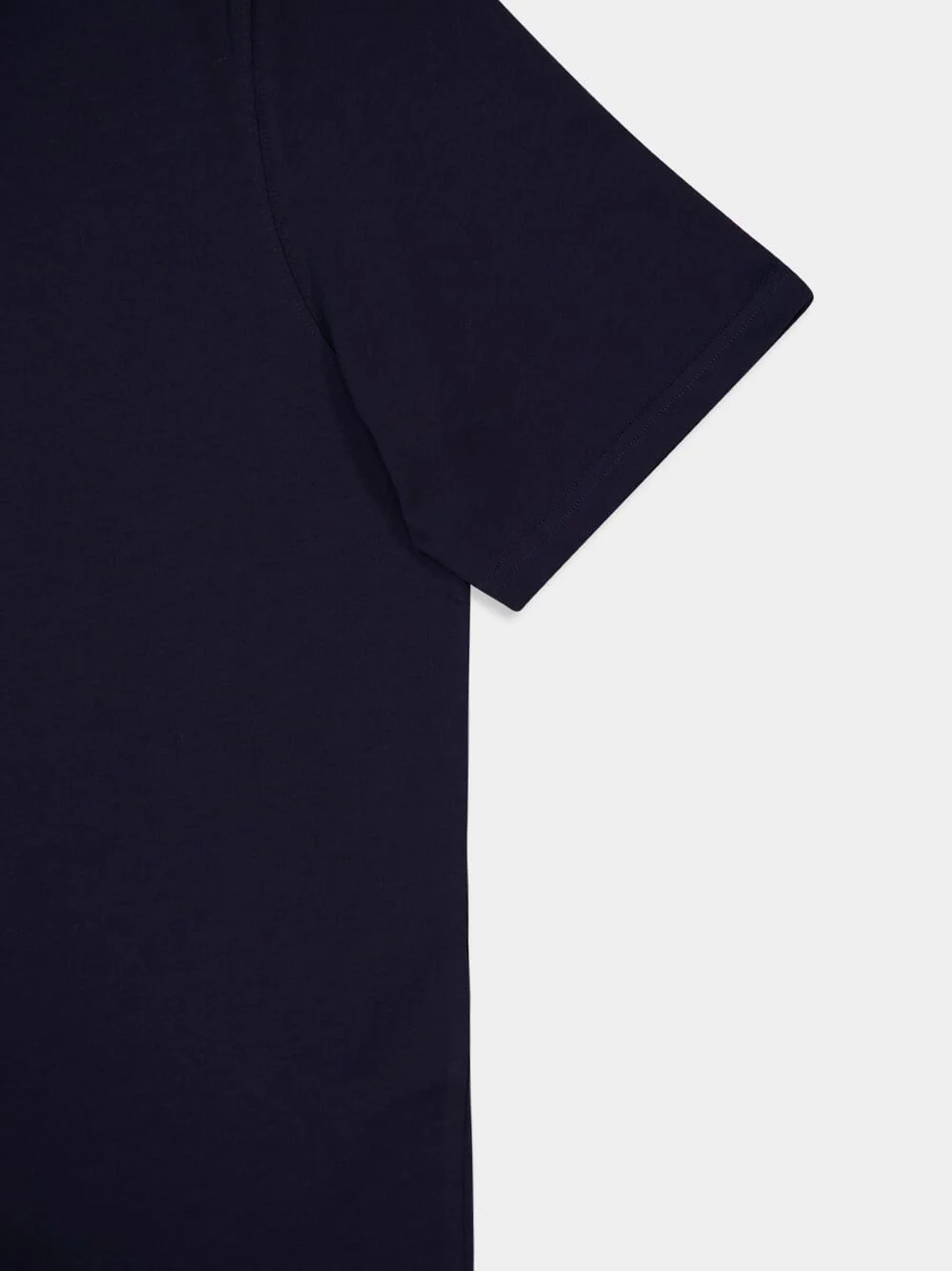 Navy Cotton Patch T-Shirt - Image 4