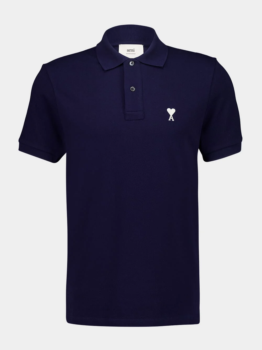 Night Blue Cotton Polo Shirt