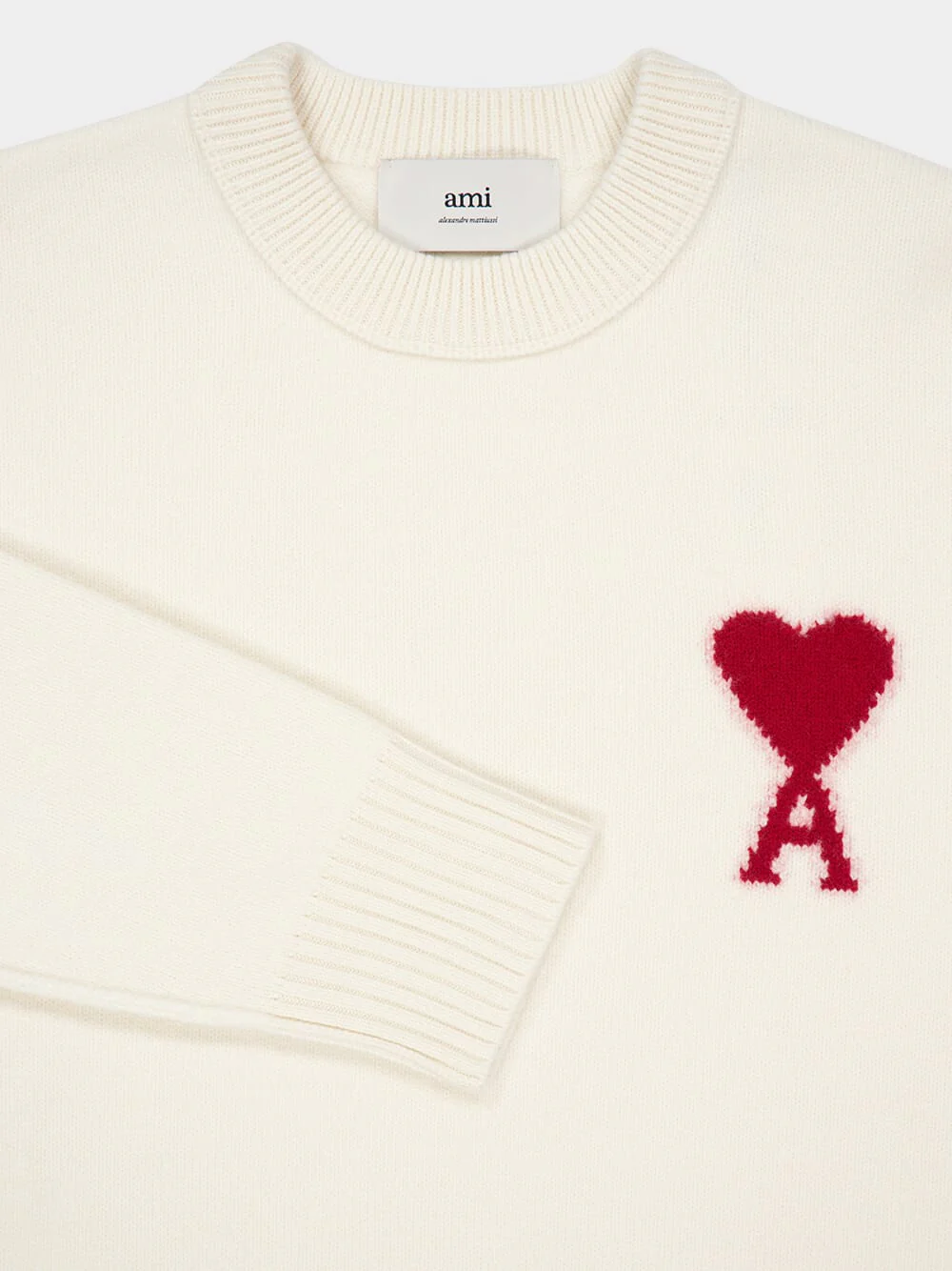 Off White Ami de Coeur Crewneck Sweater - Image 3