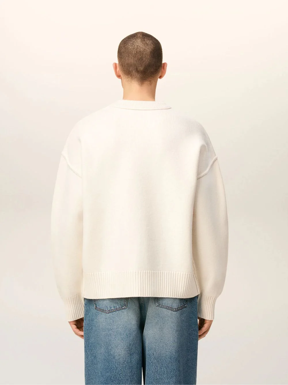 Off-White Ami de Coeur Wool Sweater - Image 4