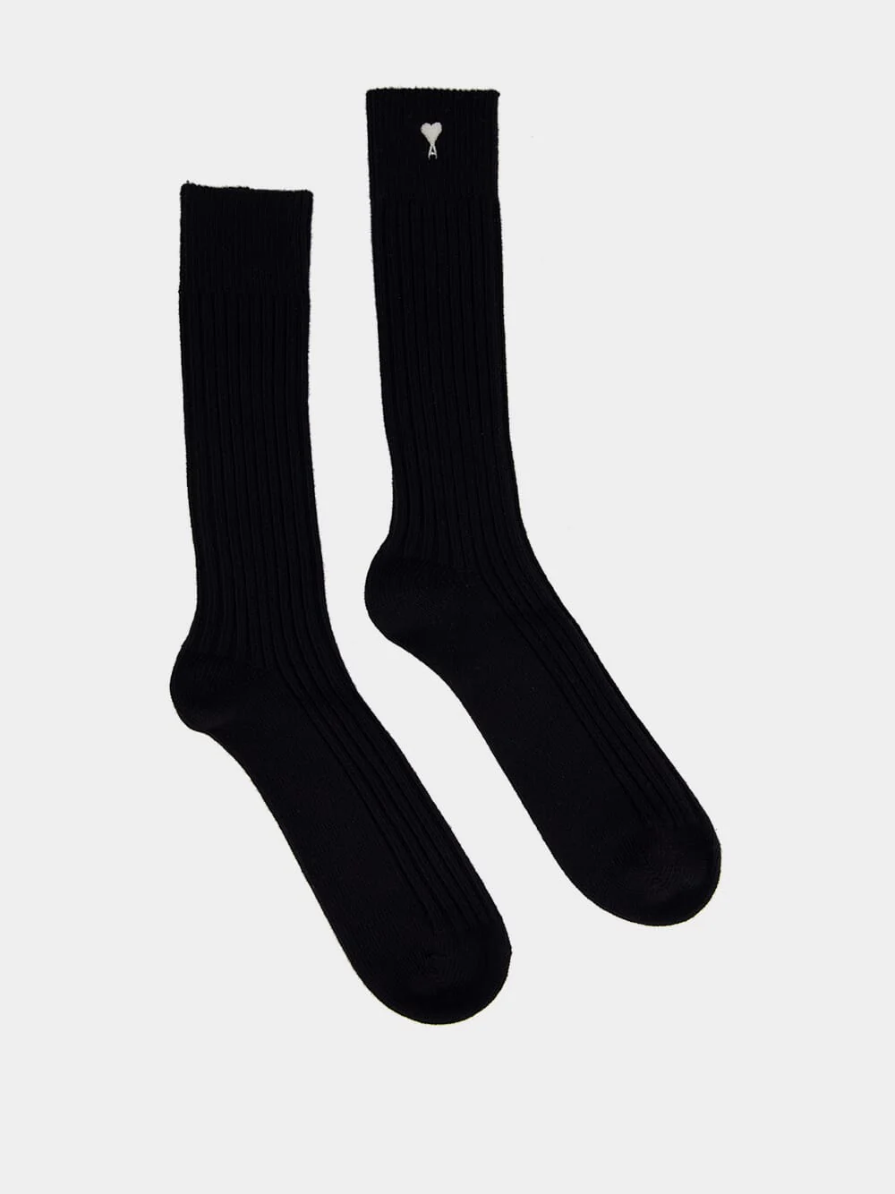 Off White, Grey and Black Cotton Ami de Coeur Socks Set - Image 3