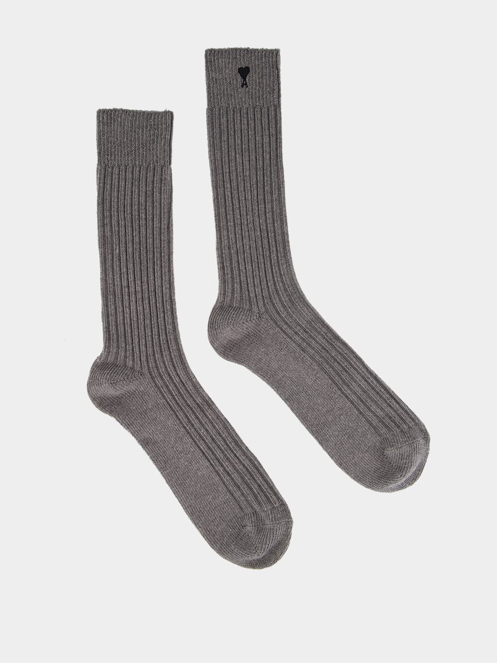 Off White, Grey and Black Cotton Ami de Coeur Socks Set - Image 4