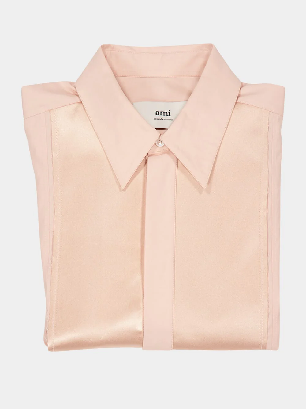 Powder Pink Oversized Bib Shirt - Image 6